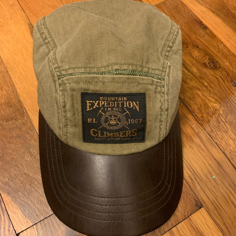 Polo Ralph Lauren mountain expedition leather brim